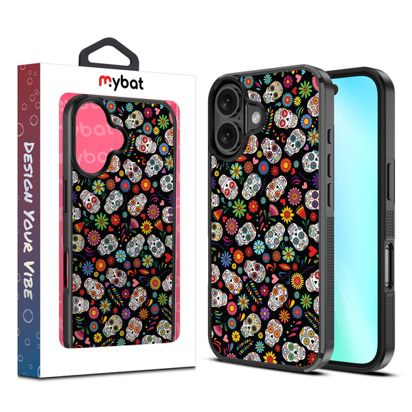 MyBat Design Lab Series Case for Apple iPhone 16 Plus - Fiesta Skulls - MIP16MCSLESM421-1.jpg