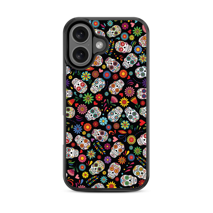 MyBat Design Lab Series Case for Apple iPhone 16 Plus - Fiesta Skulls - MIP16MCSLESM421-3.jpg