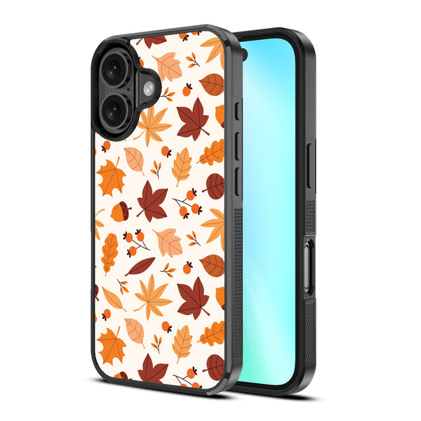 MyBat Design Lab Series Case for Apple iPhone 16 Plus - Falling Leaves - MIP16MCSLESM424-2.jpg