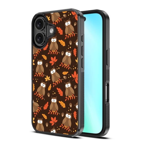 MyBat Design Lab Series Case for Apple iPhone 16 Plus - Hoot & Harvest - MIP16MCSLESM438-2.jpg