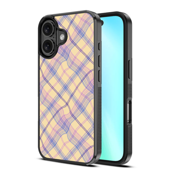 MyBat Design Lab Series Case for Apple iPhone 16 Plus - Wavy Plaid - MIP16MCSLESM442-2.jpg