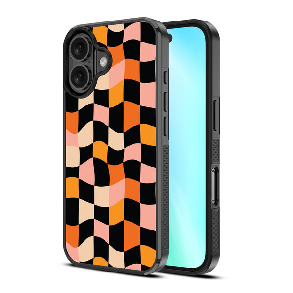 MyBat Design Lab Series Case for Apple iPhone 16 Plus - Groovy Check - MIP16MCSLESM448-2.jpg