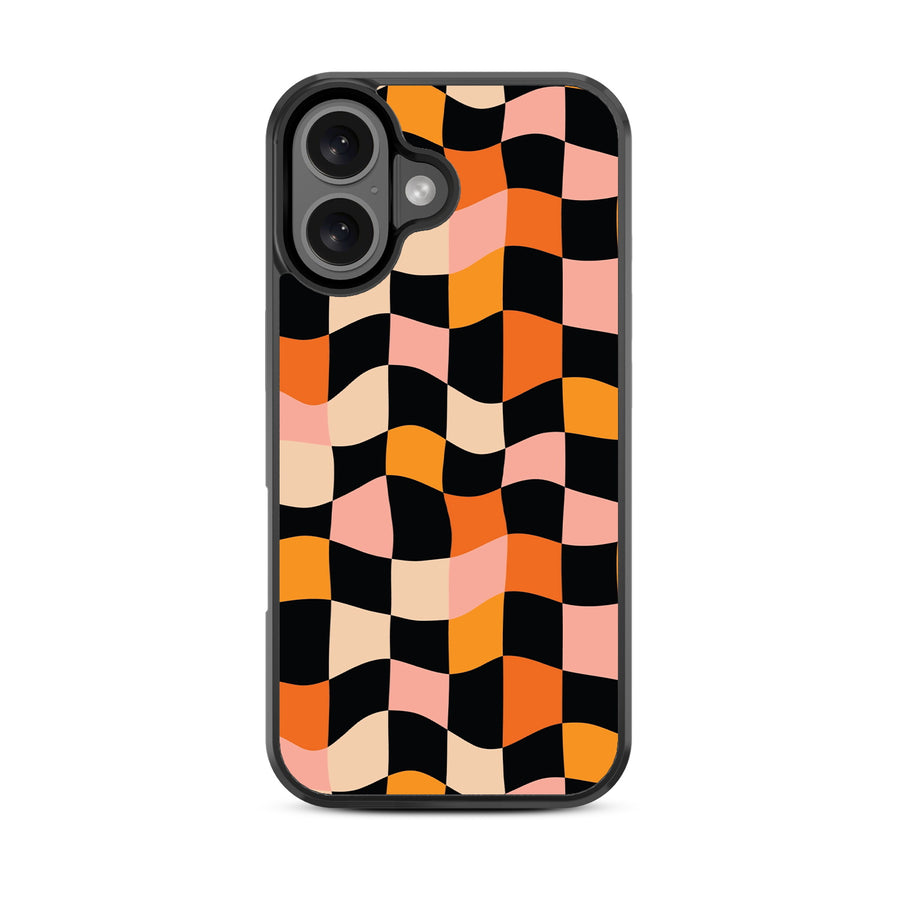 MyBat Design Lab Series Case for Apple iPhone 16 Plus - Groovy Check - MIP16MCSLESM448-3.jpg