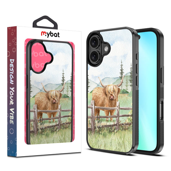 MyBat Design Lab Series Case for Apple iPhone 16 Plus - Highland Cow - MIP16MCSLESM470-1.jpg