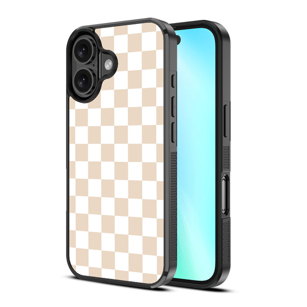 MyBat Design Lab Series Case for Apple iPhone 16 Plus - Tan Check - MIP16MCSLESM475-2.jpg