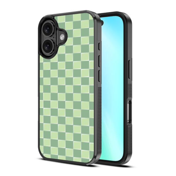 MyBat Design Lab Series Case for Apple iPhone 16 Plus - Matcha Check - MIP16MCSLESM482-2.jpg
