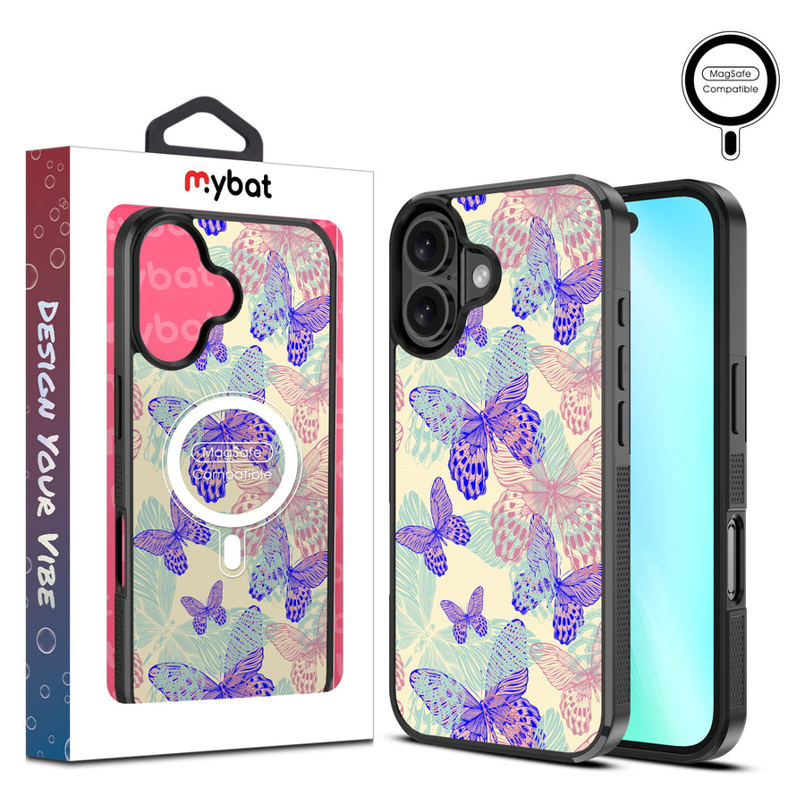 MyBat Design Lab Series MagSafe Case for Apple iPhone 16 Plus - Butterflies - MIP16MCSLESMSM019-1.jpg