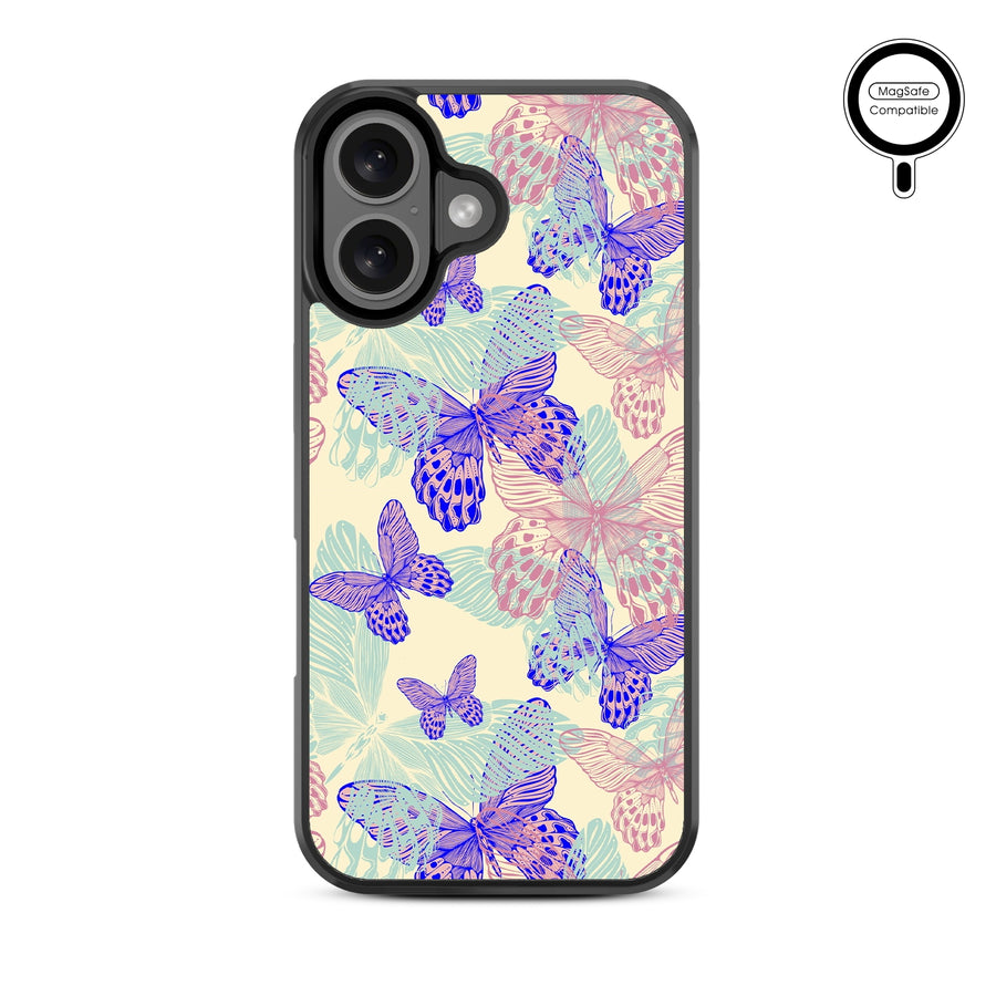 MyBat Design Lab Series MagSafe Case for Apple iPhone 16 Plus - Butterflies - MIP16MCSLESMSM019-3.jpg