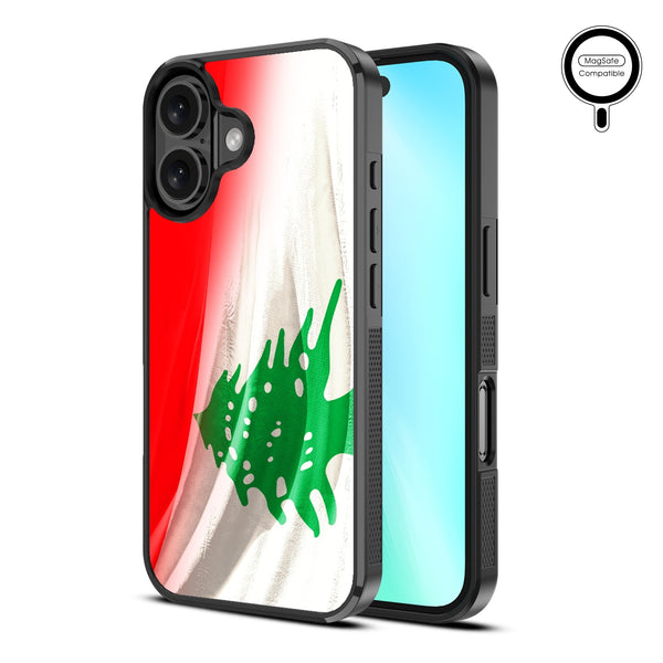 MyBat Design Lab Series MagSafe Case for Apple iPhone 16 Plus - Lebanese Flag - MIP16MCSLESMSM033-2.jpg