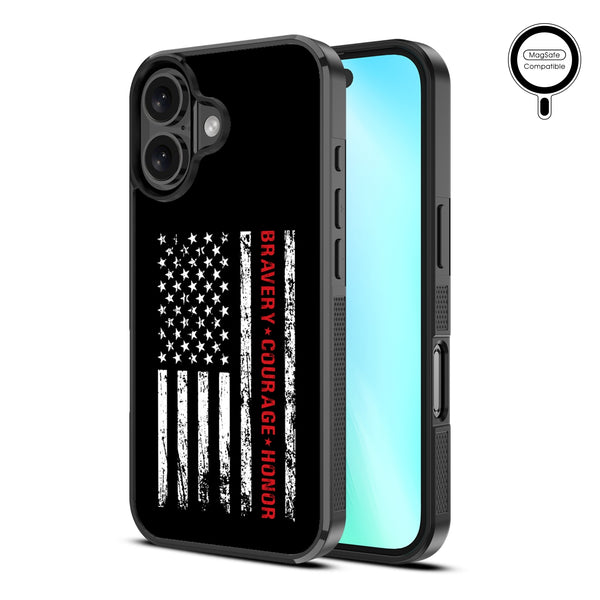 MyBat Design Lab Series MagSafe Case for Apple iPhone 16 Plus - Firefighter Flag - MIP16MCSLESMSM041-2.jpg