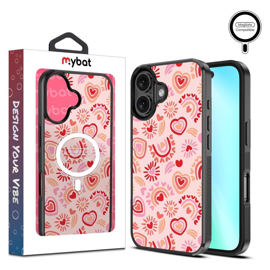 MyBat Design Lab Series MagSafe Case for Apple iPhone 16 Plus - Beaming Love