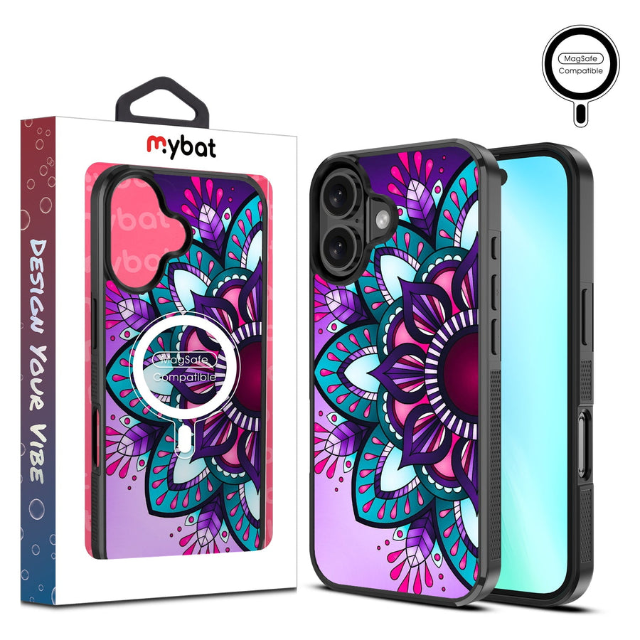 MyBat Design Lab Series MagSafe Case for Apple iPhone 16 Plus - Flower Mandala