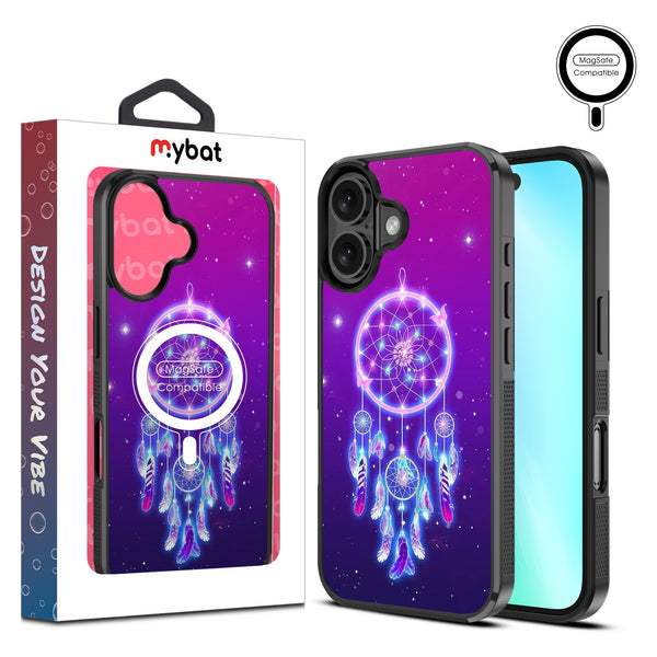 MyBat Design Lab Series MagSafe Case for Apple iPhone 16 Plus - Neon Dreamcatcher - MIP16MCSLESMSM114-1.jpg