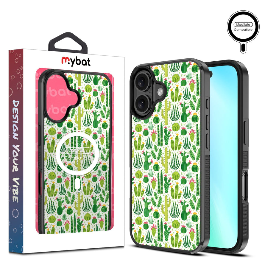 MyBat Design Lab Series MagSafe Case for Apple iPhone 16 Plus - Succulents