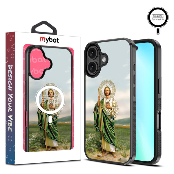 MyBat Design Lab Series MagSafe Case for Apple iPhone 16 Plus - Saint Judas - MIP16MCSLESMSM138-1.jpg