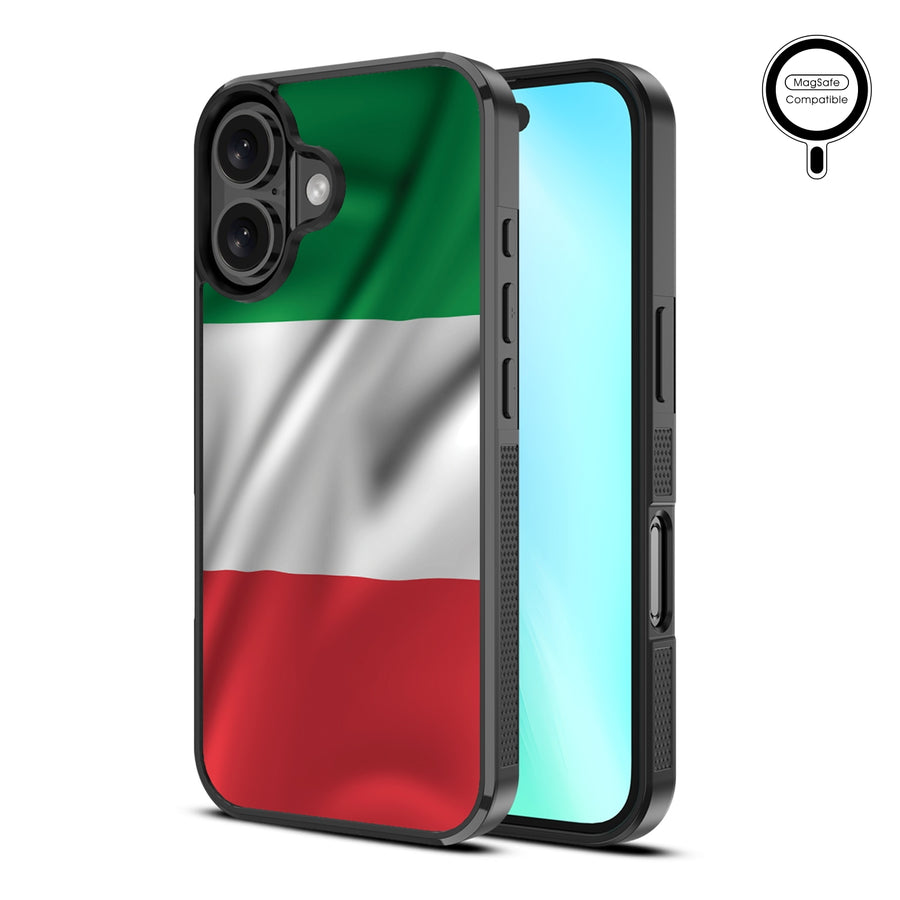 MyBat Design Lab Series MagSafe Case for Apple iPhone 16 Plus - Italy Flag - MIP16MCSLESMSM150-2.jpg