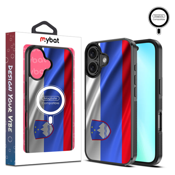 MyBat Design Lab Series MagSafe Case for Apple iPhone 16 Plus - Slovenia Flag - MIP16MCSLESMSM158-1.jpg