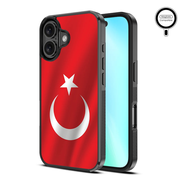 MyBat Design Lab Series MagSafe Case for Apple iPhone 16 Plus - Turkey Flag - MIP16MCSLESMSM161-2.jpg