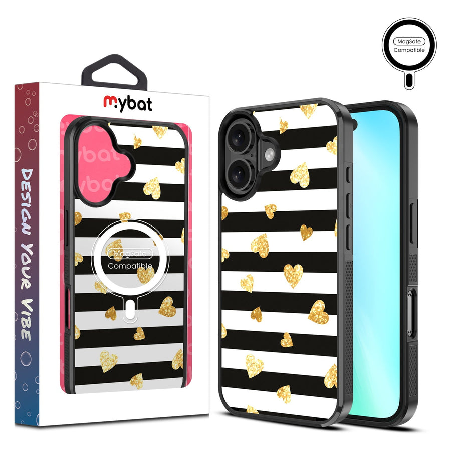 MyBat Design Lab Series MagSafe Case for Apple iPhone 16 Plus - Heart of Gold