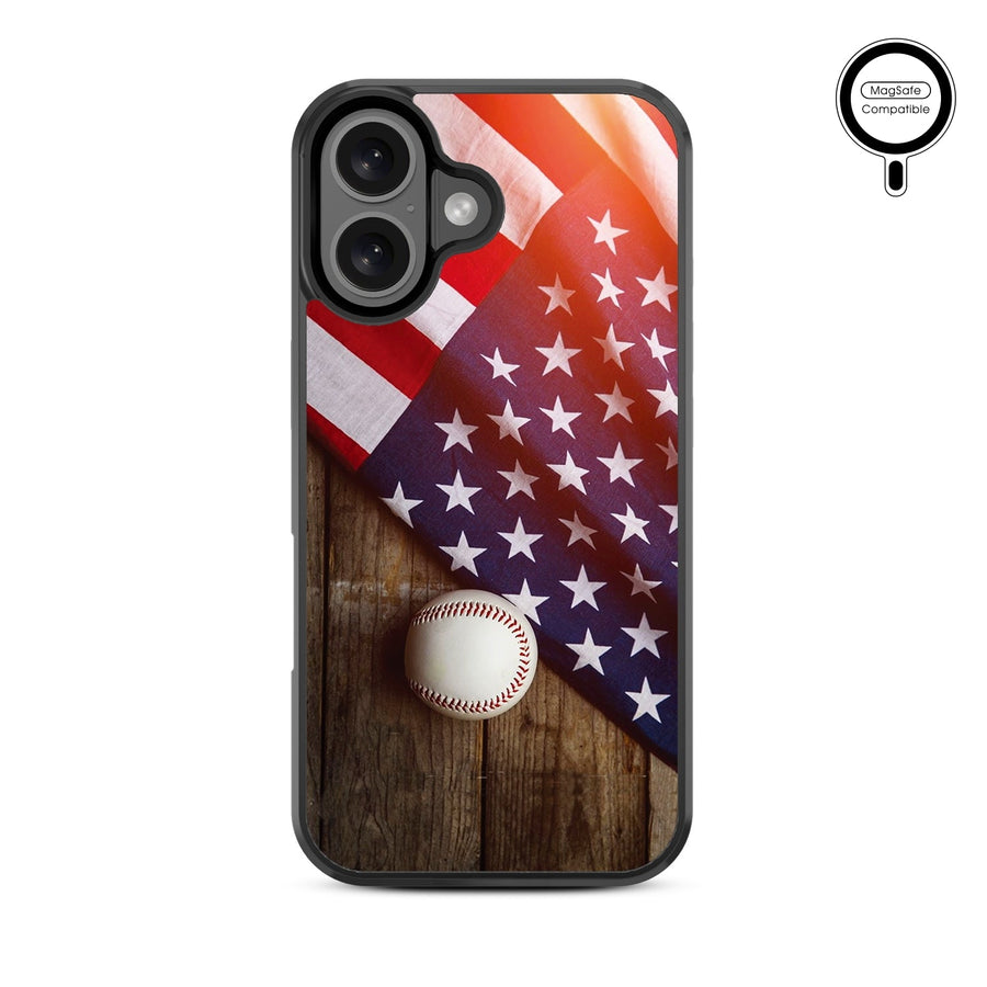 MyBat Design Lab Series MagSafe Case for Apple iPhone 16 Plus - Patriotic Pitch