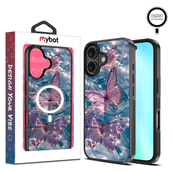 MyBat Design Lab Series MagSafe Case for Apple iPhone 16 Plus - Floating Butterflies - MIP16MCSLESMSM180-1.jpg