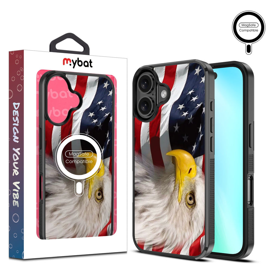 MyBat Design Lab Series MagSafe Case for Apple iPhone 16 Plus - Soaring with Liberty
