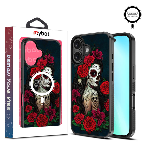MyBat Design Lab Series MagSafe Case for Apple iPhone 16 Plus - Lady Of The Dead - MIP16MCSLESMSM189-1.jpg