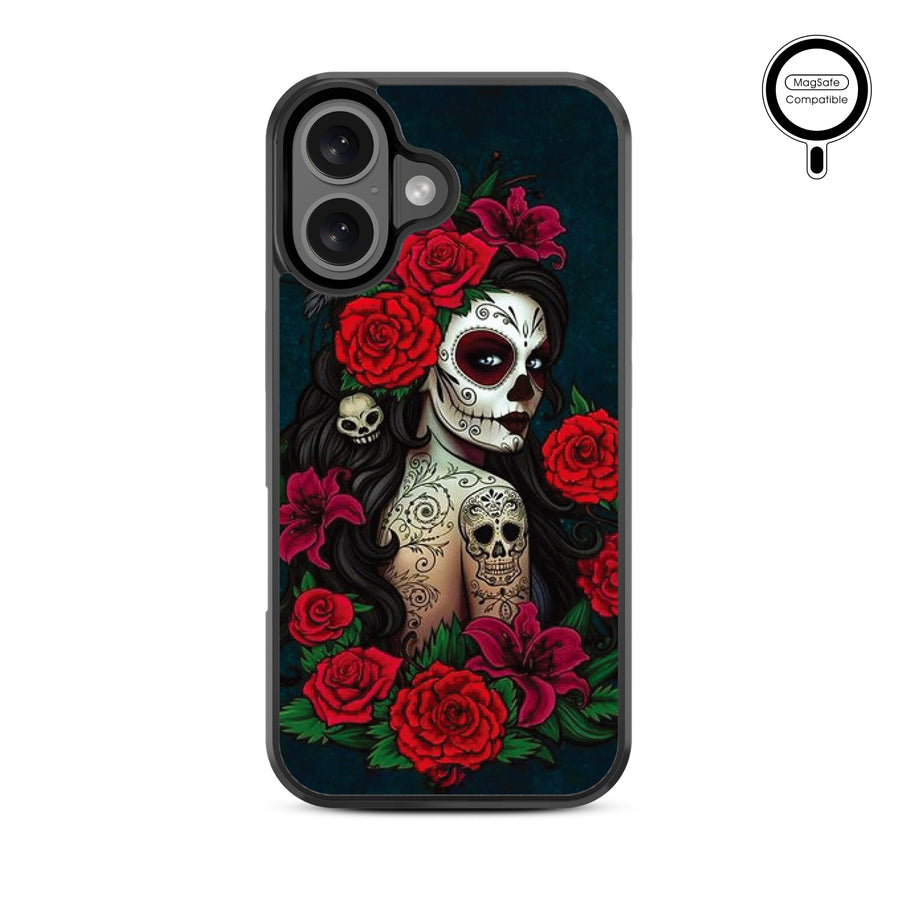 MyBat Design Lab Series MagSafe Case for Apple iPhone 16 Plus - Lady Of The Dead - MIP16MCSLESMSM189-3.jpg