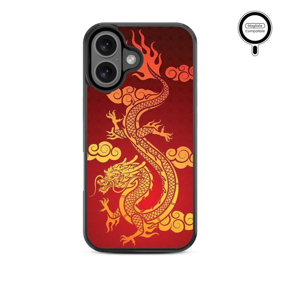 MyBat Design Lab Series MagSafe Case for Apple iPhone 16 Plus - Golden Dragon