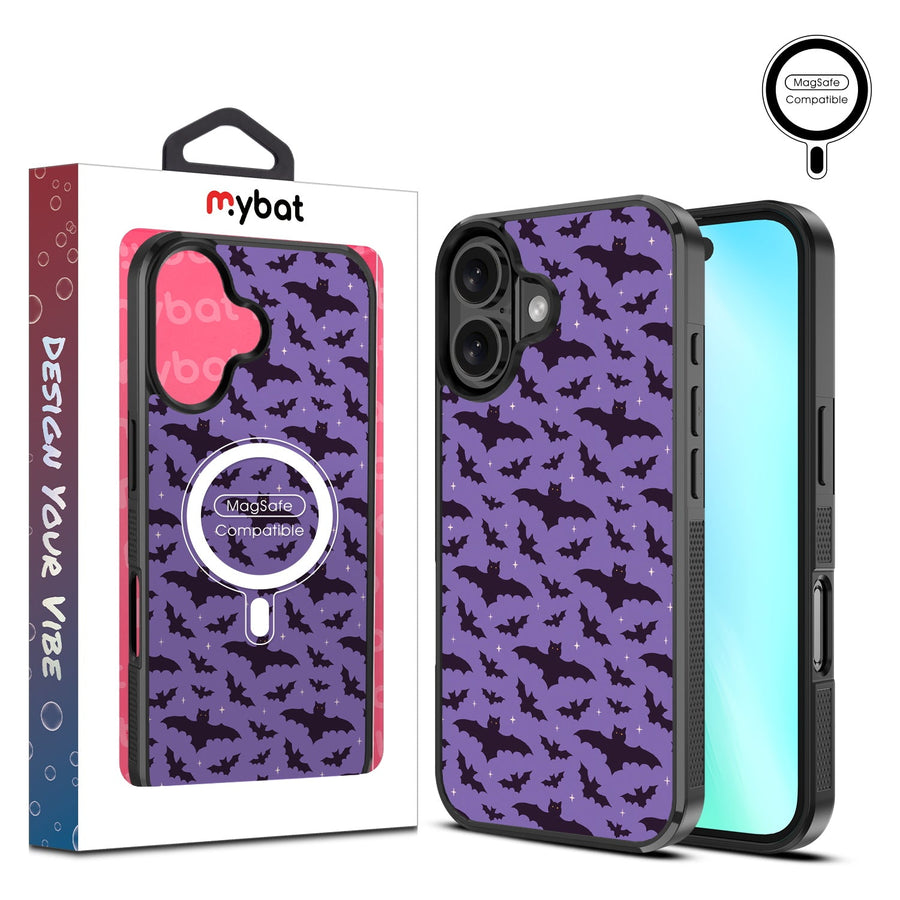 MyBat Design Lab Series MagSafe Case for Apple iPhone 16 Plus - Flying Bats