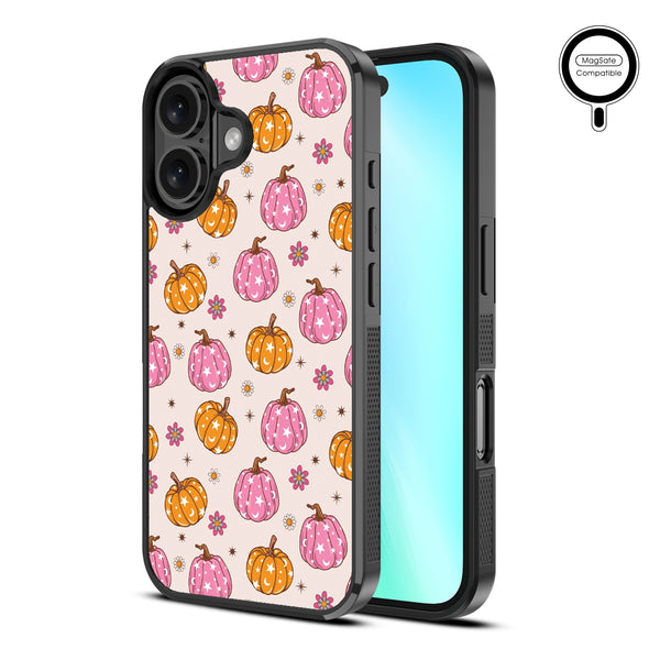 MyBat Design Lab Series MagSafe Case for Apple iPhone 16 Plus - Groovy Pumpkin Patch - MIP16MCSLESMSM222-2.jpg