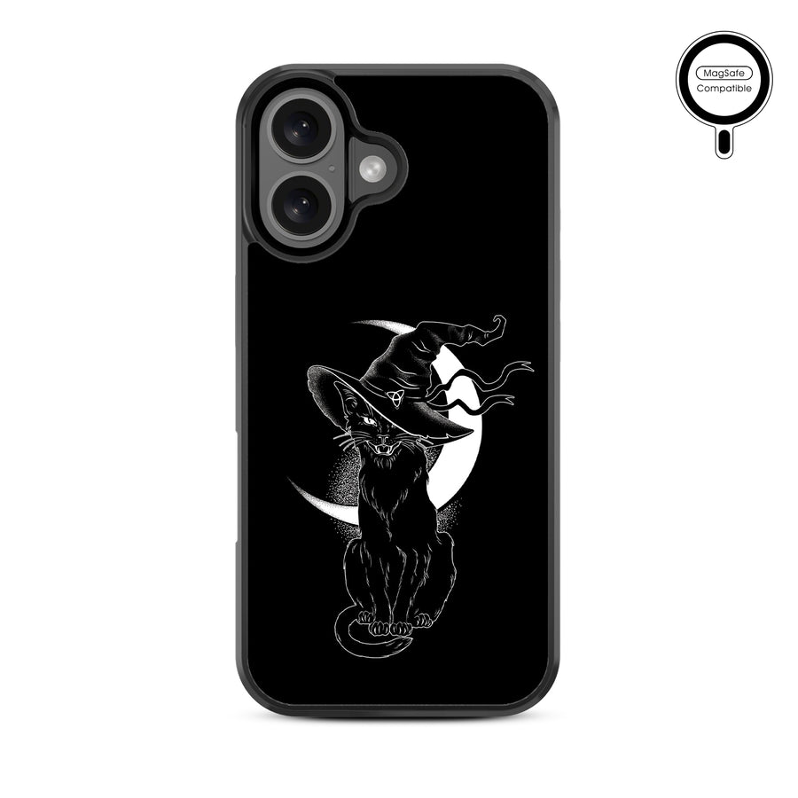 MyBat Design Lab Series MagSafe Case for Apple iPhone 16 Plus - Black Cat Magic - MIP16MCSLESMSM223-3.jpg