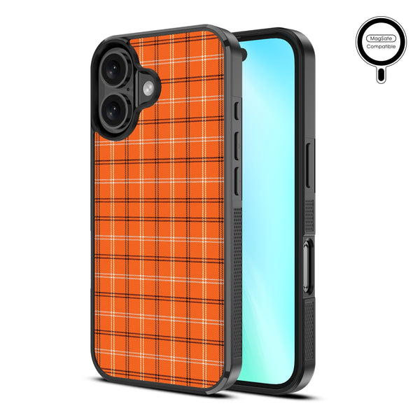 MyBat Design Lab Series MagSafe Case for Apple iPhone 16 Plus - Pumpkin Plaid - MIP16MCSLESMSM244-2.jpg