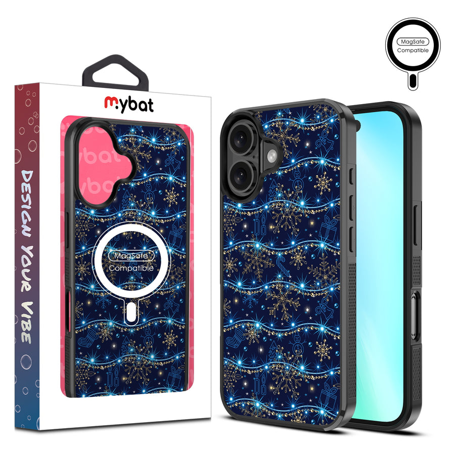 MyBat Design Lab Series MagSafe Case for Apple iPhone 16 Plus - Snowflake Twinkle - MIP16MCSLESMSM285-1.jpg