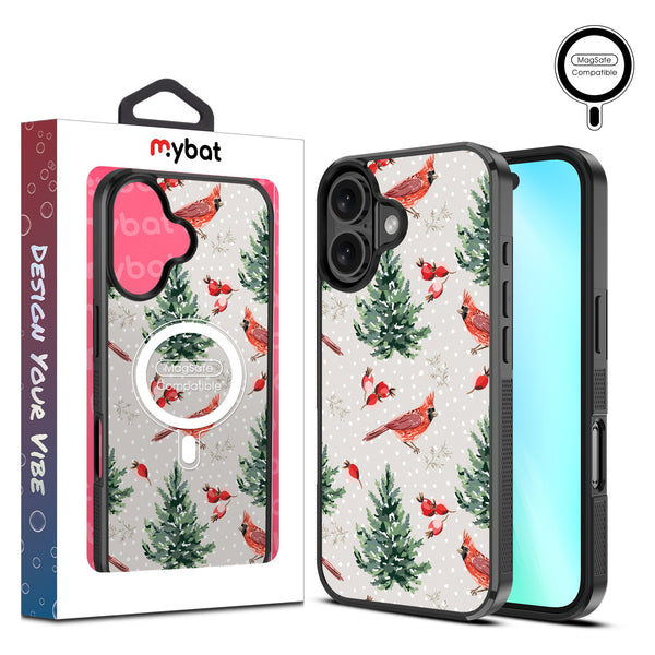 MyBat Design Lab Series MagSafe Case for Apple iPhone 16 Plus - Winter Cardinals - MIP16MCSLESMSM298-1.jpg