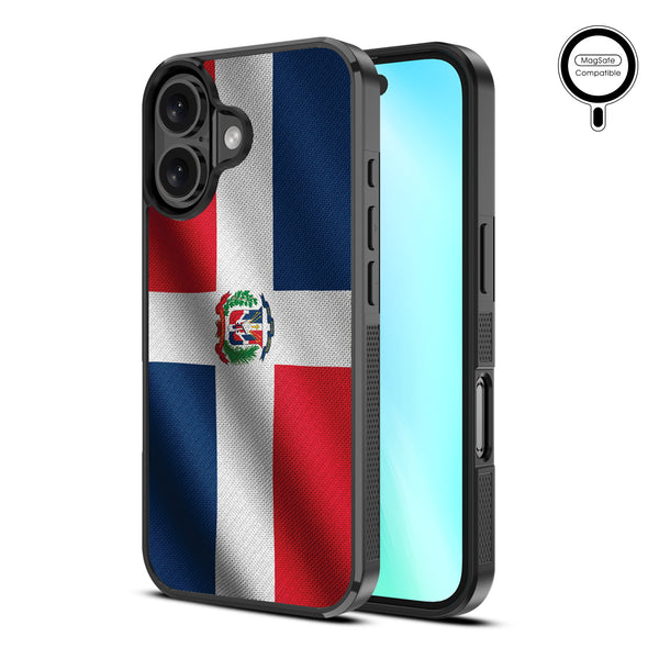 MyBat Design Lab Series MagSafe Case for Apple iPhone 16 Plus - Dominican Republic Flag - MIP16MCSLESMSM307-2.jpg