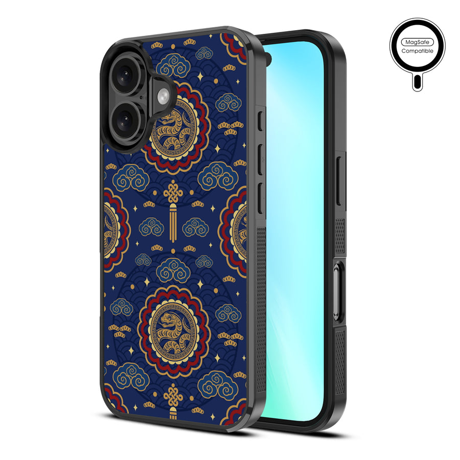 MyBat Design Lab Series MagSafe Case for Apple iPhone 16 Plus - Wisdom of the Snake - MIP16MCSLESMSM318-2.jpg