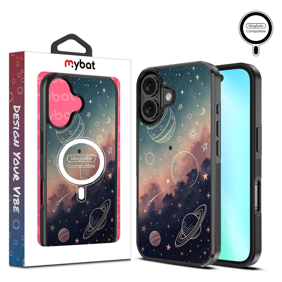 MyBat Design Lab Series MagSafe Case for Apple iPhone 16 Plus - Planets and Stars - MIP16MCSLESMSM356-1.jpg