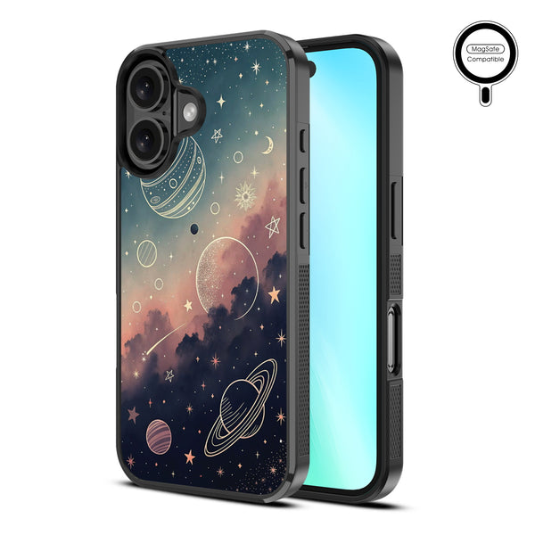 MyBat Design Lab Series MagSafe Case for Apple iPhone 16 Plus - Planets and Stars - MIP16MCSLESMSM356-2.jpg
