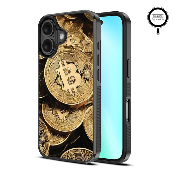 MyBat Design Lab Series MagSafe Case for Apple iPhone 16 Plus - Bitcoin - MIP16MCSLESMSM357-2.jpg