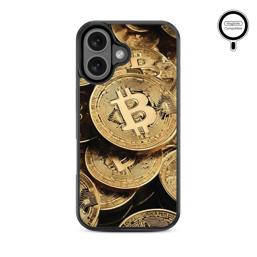 MyBat Design Lab Series MagSafe Case for Apple iPhone 16 Plus - Bitcoin - MIP16MCSLESMSM357-3.jpg