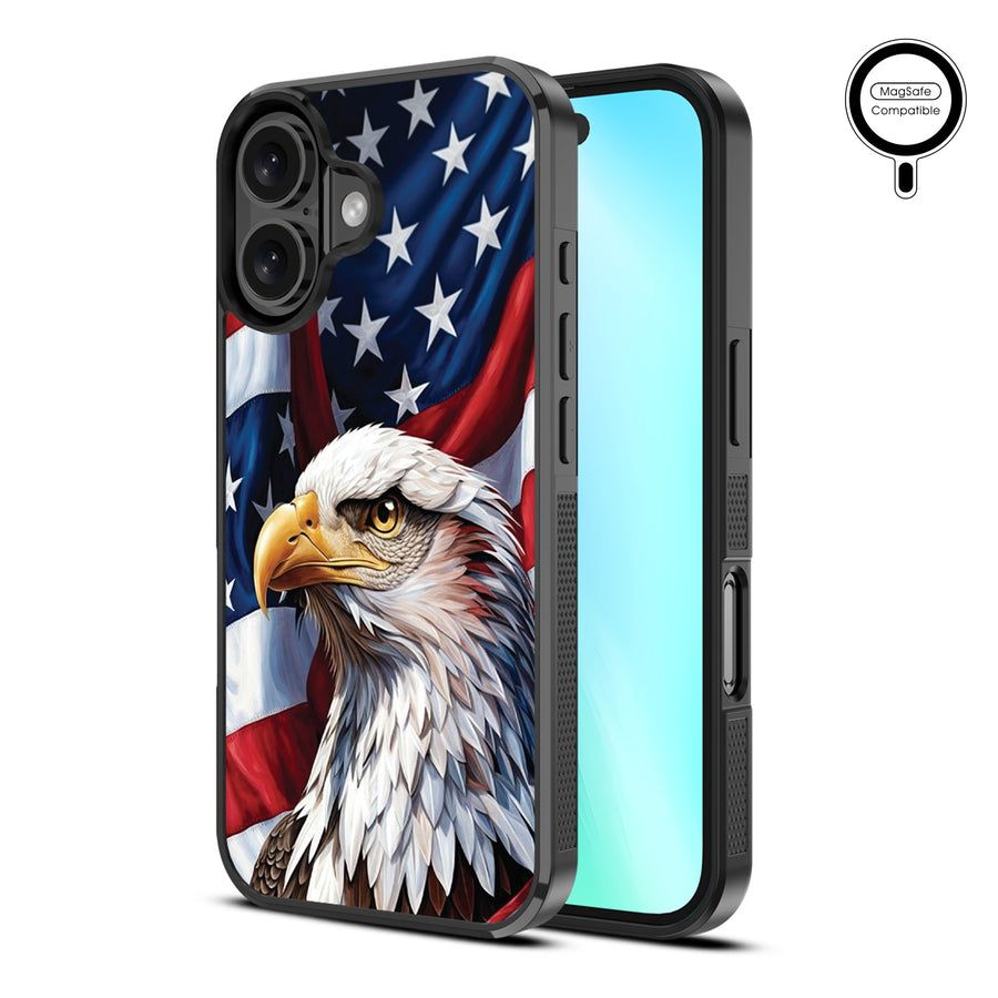 MyBat Design Lab Series MagSafe Case for Apple iPhone 16 Plus - Proud American Eagle - MIP16MCSLESMSM362-2.jpg