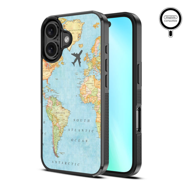 MyBat Design Lab Series MagSafe Case for Apple iPhone 16 Plus - Map - MIP16MCSLESMSM370-2.jpg
