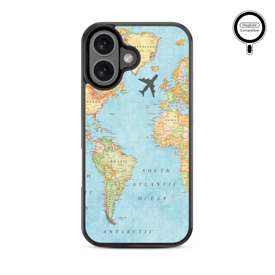 MyBat Design Lab Series MagSafe Case for Apple iPhone 16 Plus - Map - MIP16MCSLESMSM370-3.jpg