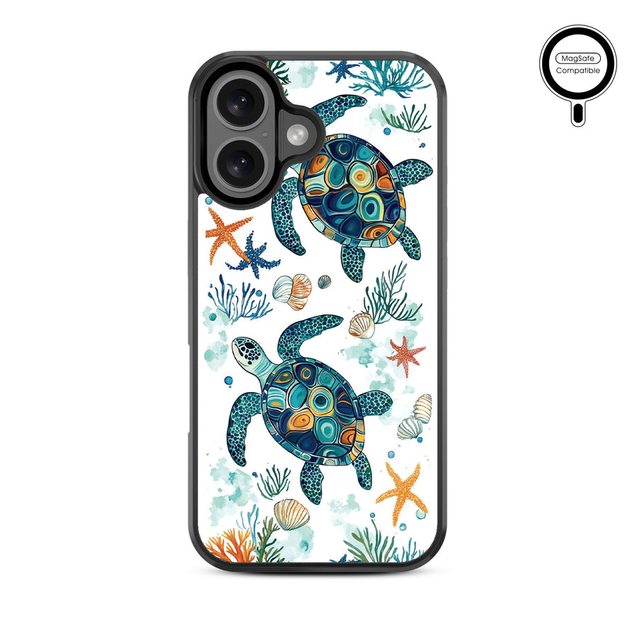 MyBat Design Lab Series MagSafe Case for Apple iPhone 16 Plus - Sea Turtles - MIP16MCSLESMSM375-3.jpg