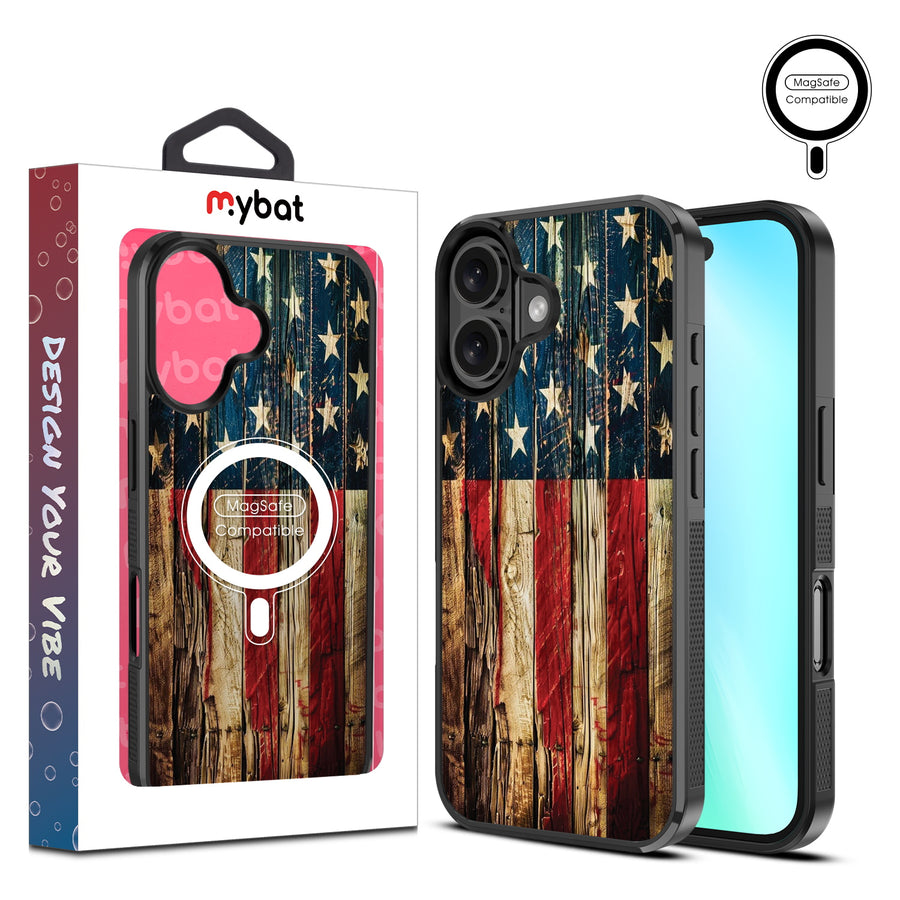 MyBat Design Lab Series MagSafe Case for Apple iPhone 16 Plus - US Painted Flag - MIP16MCSLESMSM381-1.jpg