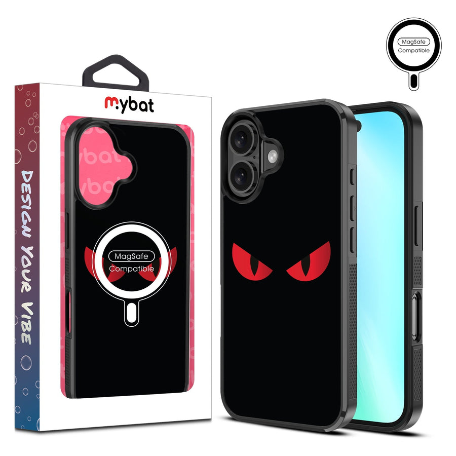 MyBat Design Lab Series MagSafe Case for Apple iPhone 16 Plus - Red Eyes