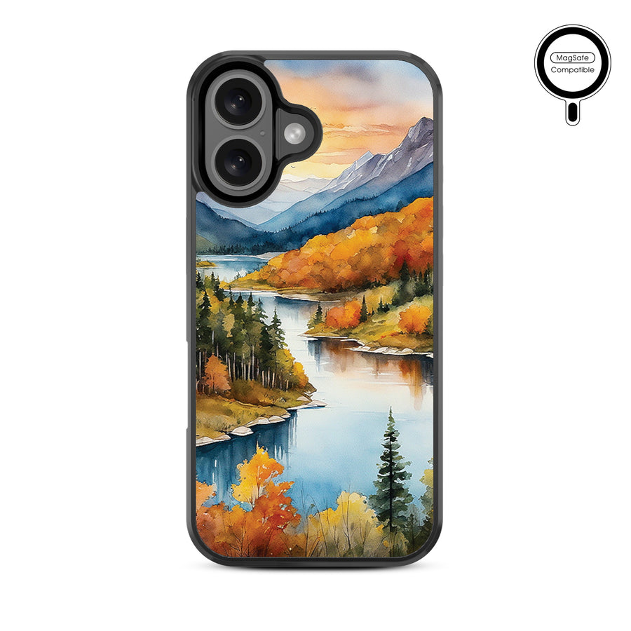 MyBat Design Lab Series MagSafe Case for Apple iPhone 16 Plus - Impressionist Foliage - MIP16MCSLESMSM452-3.jpg