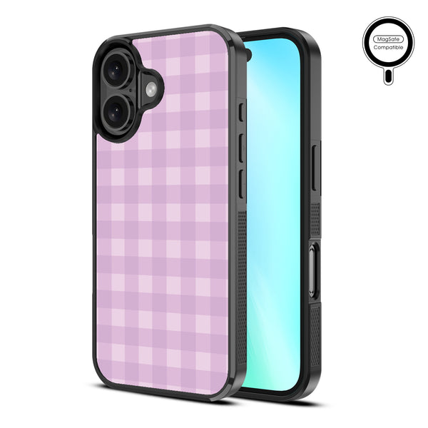 MyBat Design Lab Series MagSafe Case for Apple iPhone 16 Plus - Purple Plaid - MIP16MCSLESMSM483-2.jpg