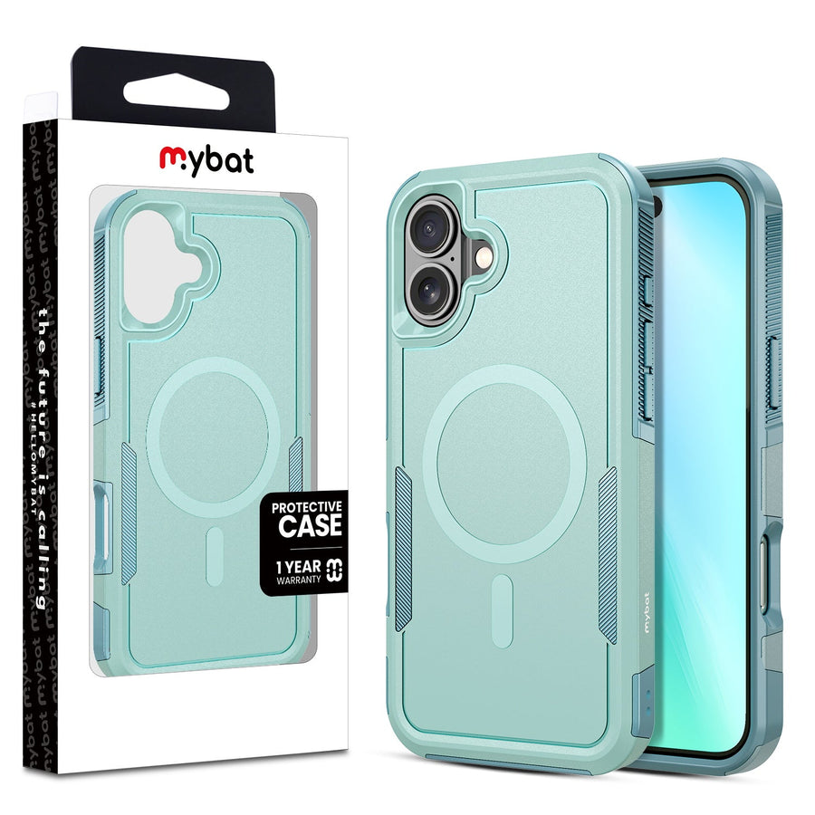MyBat Fortress Series MagSafe Case for Apple iPhone 16 Plus - Light Blue